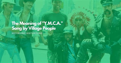 history of ymca song.